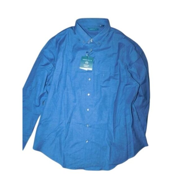 Perry Ellis Size XXXL 3XL Men's Button Down Long Sleeve Shirt NWT - Picture 2 of 2